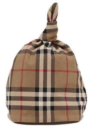 Шапочка вузлик на малюка  12-18 міс. burberry