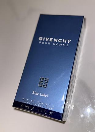 Чоловічі парфуми givenchy blue label pour homme франція  шлейфові духи парфюм 100 мл