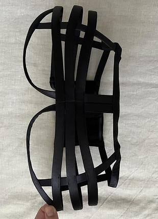 La perla black label caged bra 4
