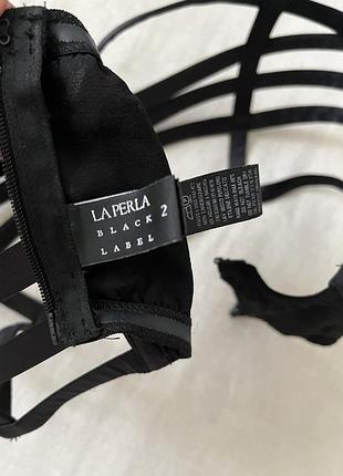 La perla black label caged bra 8