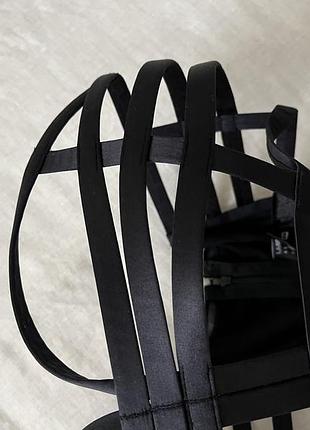 La perla black label caged bra 6