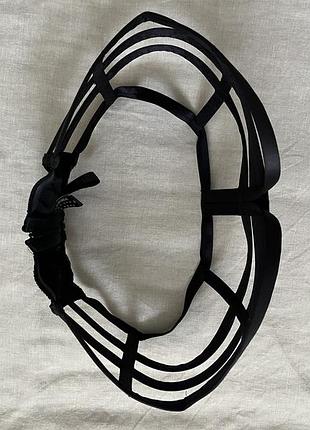 La perla black label caged bra 5