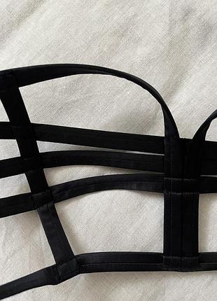 La perla black label caged bra 10