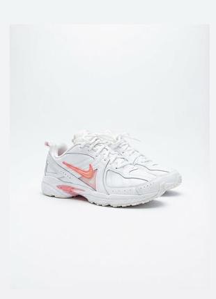 🤍 кросівки nike жіночі білі з рожевим (оригінал), розмір 38