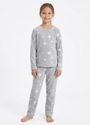 Піжама флісова для дівчинки esmara kids від pepperts тепла bs001869