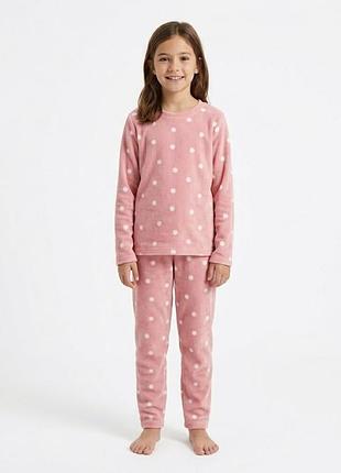 Піжама флісова для дівчинки esmara kids від pepperts тепла bs001870