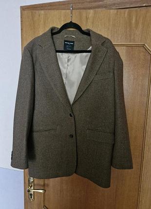 Жакет жіночий arber коричневий, розмір l-xl, вовна
