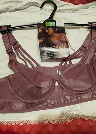 Бюстгальтер жіночий marks & spencer autograph 75a бузковий можна на 75 в
