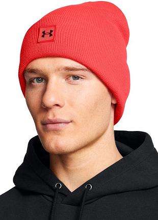 Under armour halftime cuff-wht 1373155-713 шапка оригинал унисекс