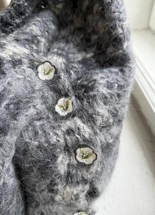 Жилетка жіноча trifion handmade мохерова в'язана вінтажна