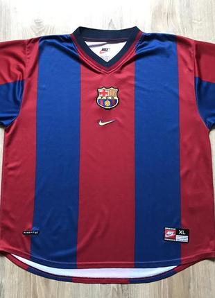 Мужская коллекционная джерси nike fc barcelona fcb trikot jersey 98/99