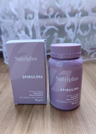 Диетическая добавка спирулина nutriplus, 60 шт