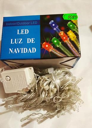 Гірлянда електрична led бурулька 3м×0.6м