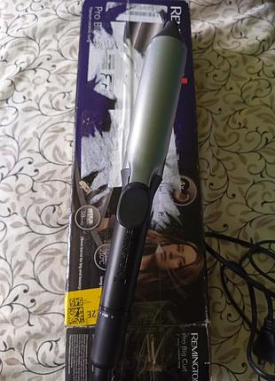 Плойка remington pro big curl ci5538 38 мм серебристая/серая (176)