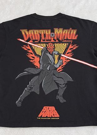 Оверсайз футболка star wars darth maul / мерч звёздные войны дарт мол the souled store