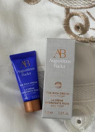 Augustinus bader the rich cream 7ml живильний крем tfc8