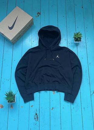 Худі jordan essentials fleece, розмір m, толстовка air jordan, чорна кофта jordan, худі jordan, худі nike air jordan
