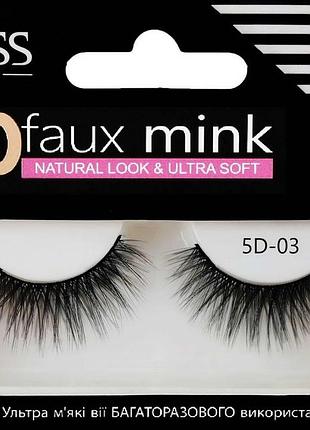 Ресницы накладные многоразовые 5d-03 (0.1 г) от bless beauty