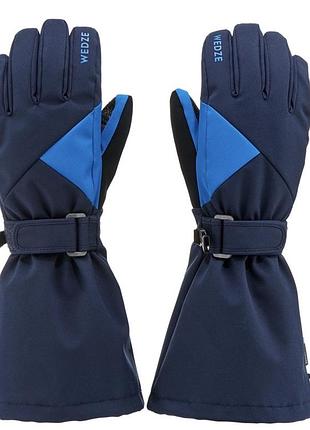 Дитячі горнолижні рукавички  wed'ze 550 водонепроникні waterproof decathlon.на 7-8 років