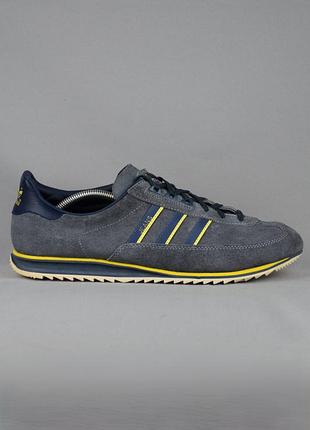 Кроссовки винтажные adidas jeans mk3 мужские серые кожаные замшевые кеды обуви польша оригинал 46-47 р/30 см puma nike reebok