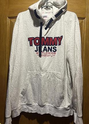 Хлопковое худи  tommy hilfiger