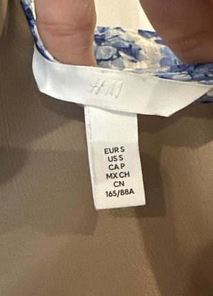 Вкорочена блуза від h&m s 4