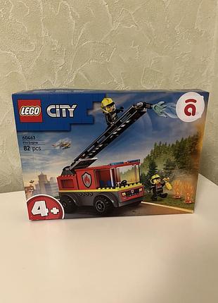 Конструктор lego city пожежна машина з драбиною (60463)