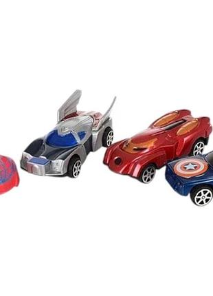 Набор игрушечных машинок инерционных avengers 2