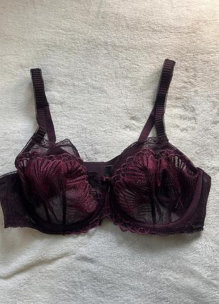Елегантний бюстгальтер autograph (marks & spencer) dark grape