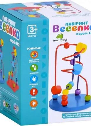 Деревянная развивающая игрушка tree toys (модель md 0759) для детей от 3 лет.