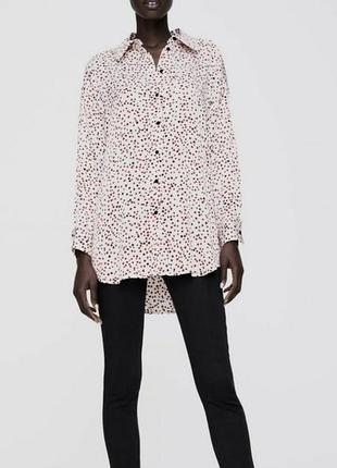 Zara сорочка оверсайз 3