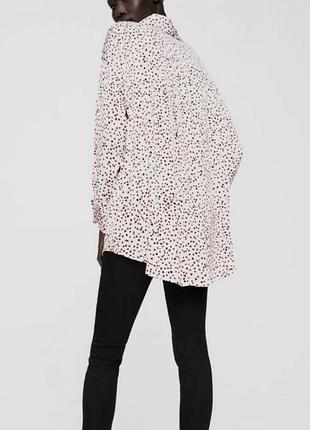Zara сорочка оверсайз 2
