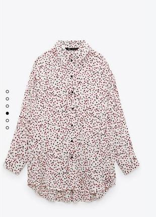 Zara сорочка оверсайз
