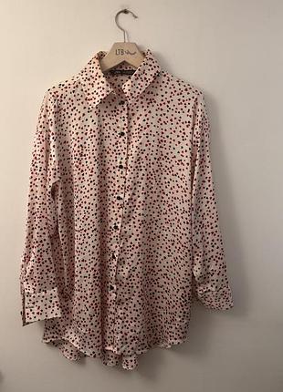 Zara сорочка оверсайз 4