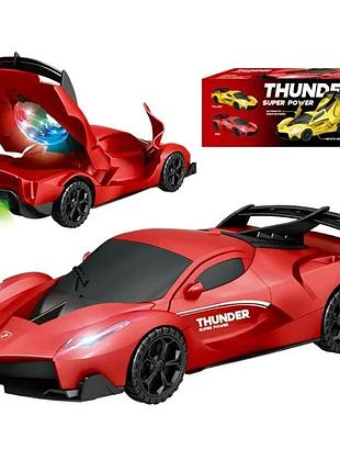 Іграшкова машинка thunder super power зі світловими та звуковими ефектами.