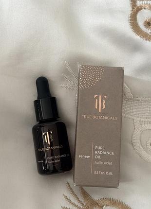 True botanicals renew pure radiance oil 15ml олія для обличчя anti-age