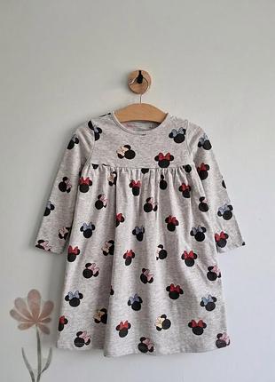 Гарна стильна бавовняна сукня minnie mouse на дівчинку 3/4р george