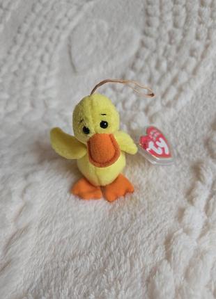 М'яка іграшка ty jingle beanies каченя quacky жовтий