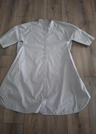 Котоновое с карманами платье 👗 рубашка 5