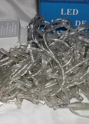 Led гирлянда 400л длина 12м.