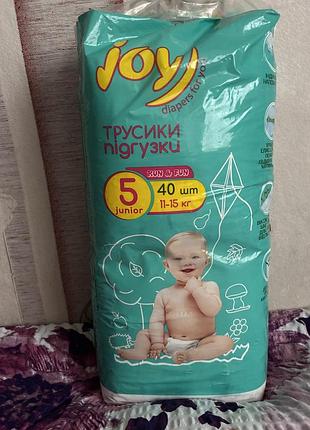 Підгузки-трусики joy 5 junior 11-15 кг