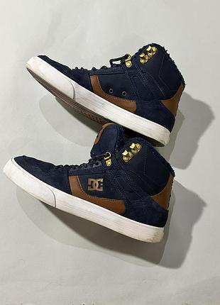 Утеплпні/ зимня високі кеди dc shoes