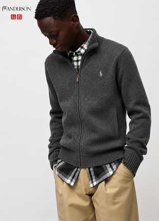 Кардиган на молнии polo ralph lauren (меринос), s, m