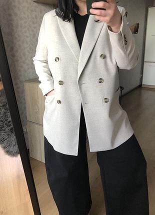 Жакет жіночий h&m бежевий, розмір l/xl