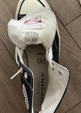 Кеди converse білі та чорні 8
