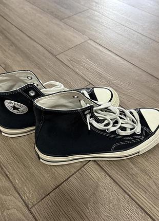 Кеди converse білі та чорні 5