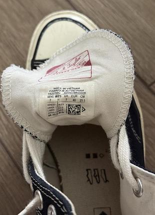 Кеди converse білі та чорні 7
