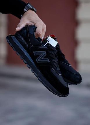 Кроссовки new balance 574 gore-tex black