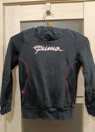 Чорне худі puma для дівчинки, зріст 152 (11-12 років)