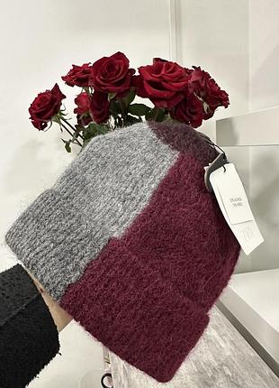 Шапка zara 22% альпака 2
